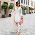 Women's Japan Satin Embroidered Farshi Salwar Kurti Set FZ-PR-51
