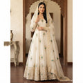 Women's Silk Embroidered Gown Set FZ-PR-42