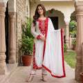 Women's Embroidered Georgette Kurta Set FZ-PR-30