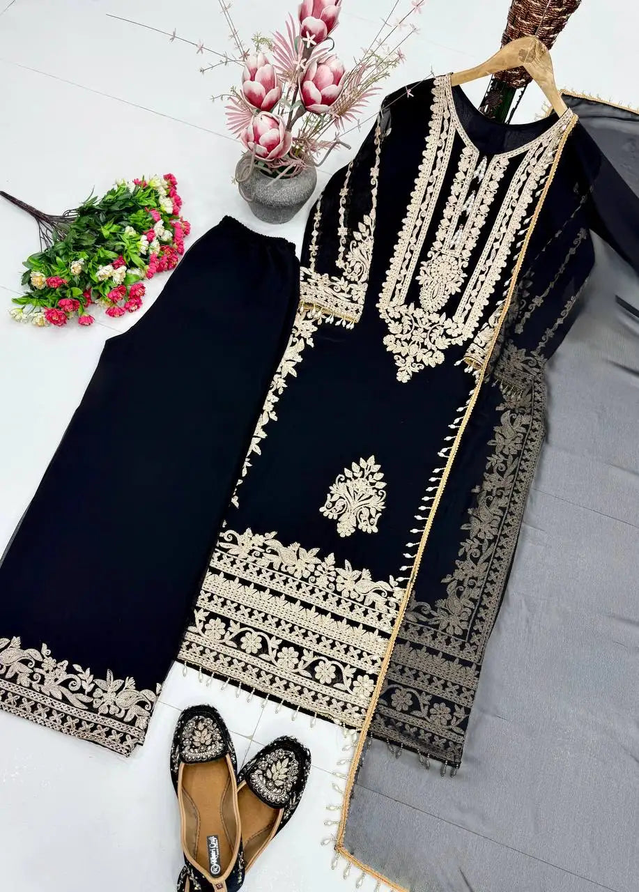 Heavy Faux Georgette Pakistani Suit Set FZ-PR-13