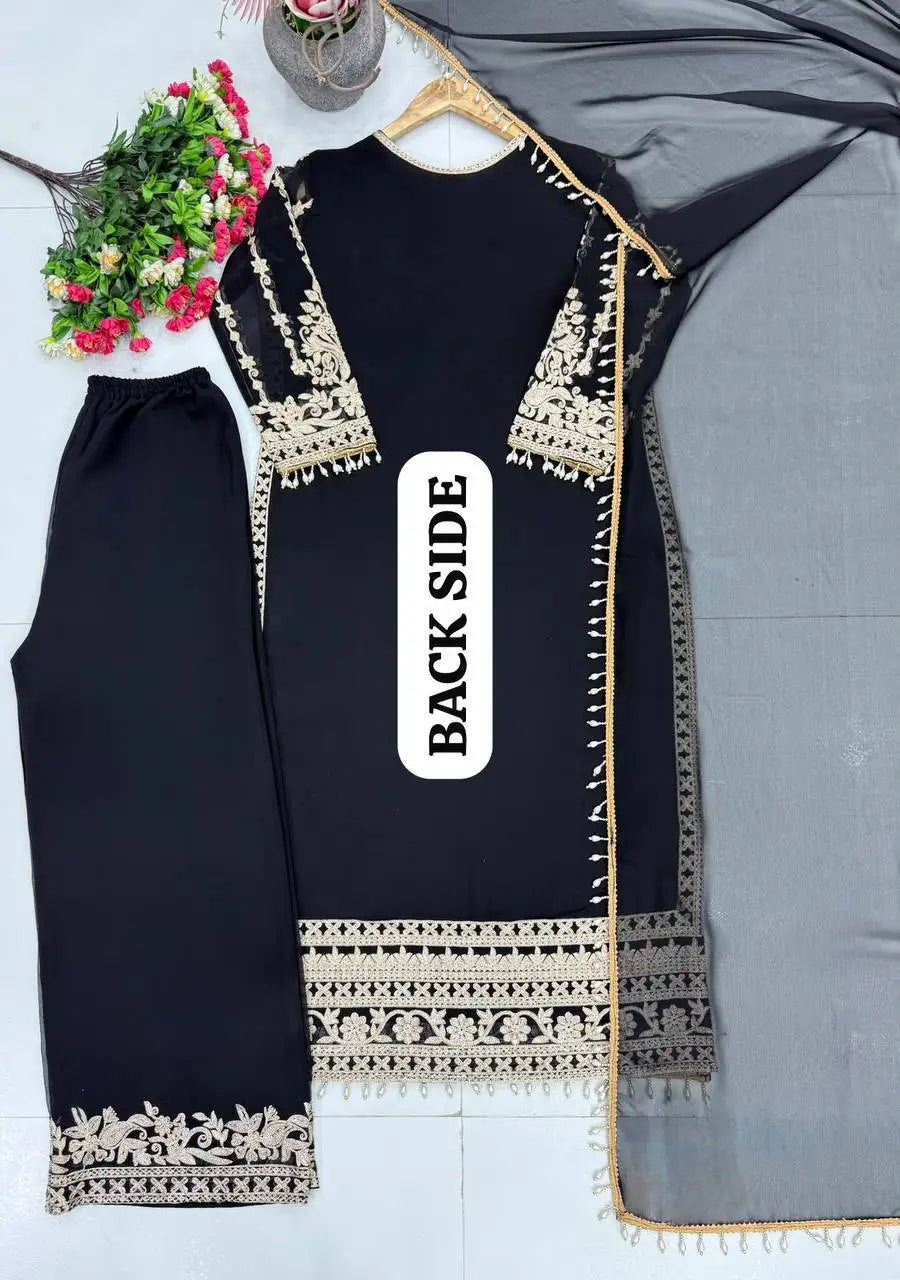 Heavy Faux Georgette Pakistani Suit Set FZ-PR-13